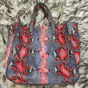 Tory Burch Python Tote